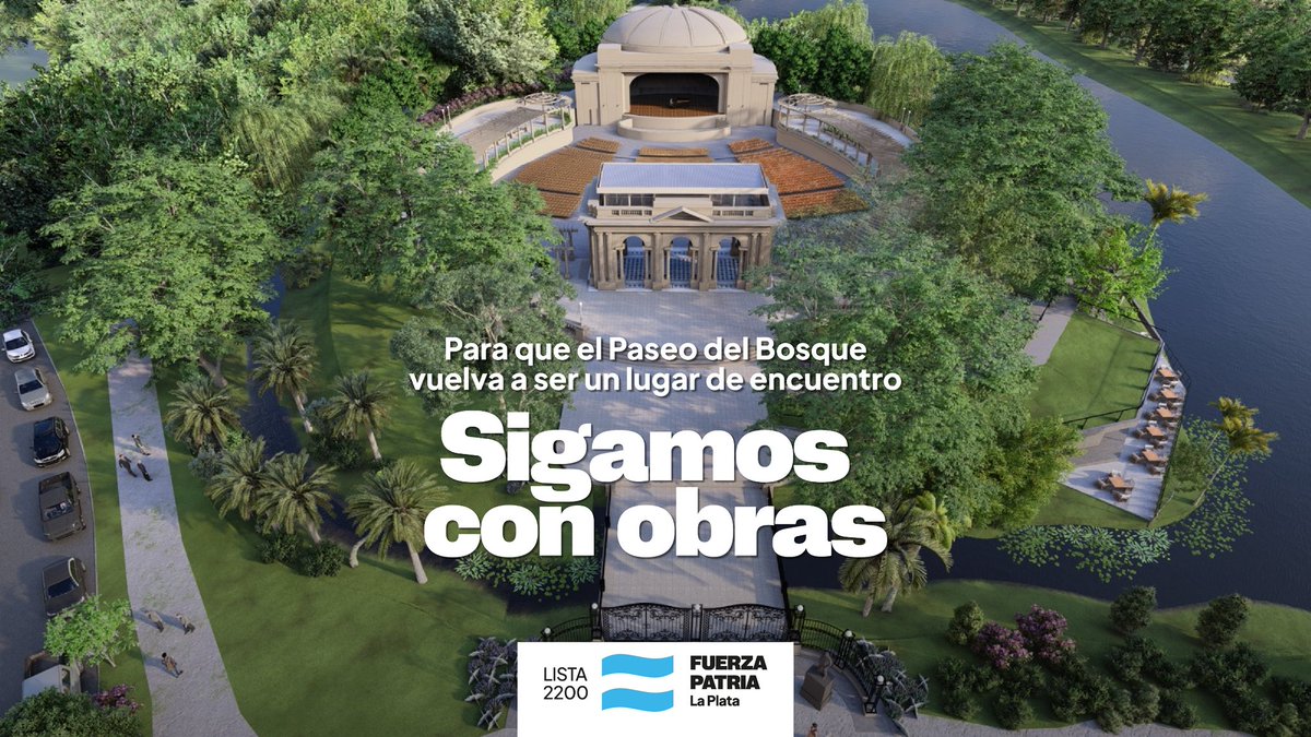 fuerzapatrialp's tweet photo. El corazón verde de La Plata recupera su valor con nuevas obras y espacios renovados.
✅ Sigamos con obras.
#Lista2200 #FuerzaPatriaLaPlata https://t.co/TL0DksQJnj