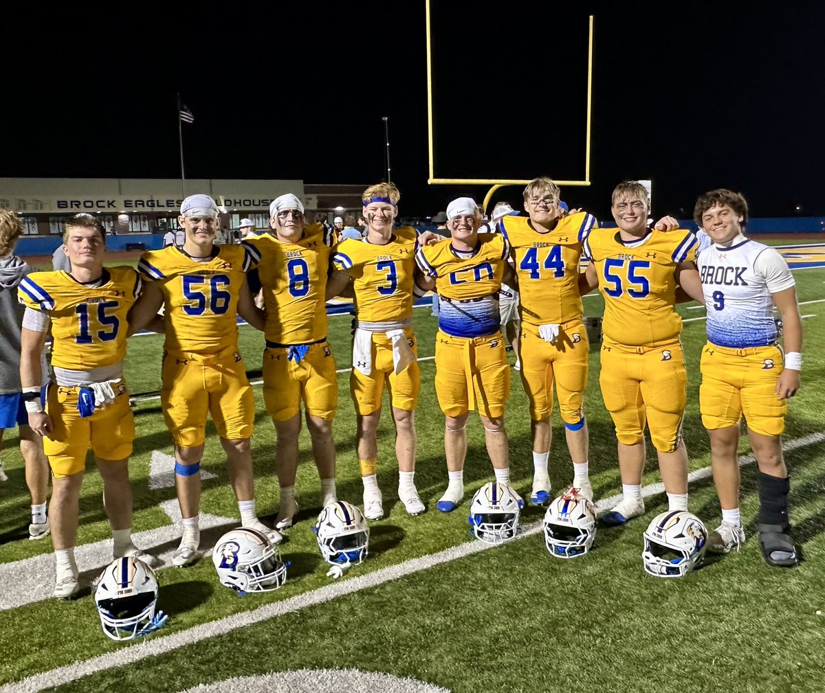 Had a great start to the season with a win 52-31!!
14/20 , 194 yards , 4 TDs
3 carries , 14 yards , TD
140.4 QBR

On to week 2!
<a href="/foster_sawyer/">Foster Sawyer</a> <a href="/RecruitBrockFB/">RecruitBrockFB</a> <a href="/247recruiting/">247Sports Recruiting</a> <a href="/NP_Recruiting/">National Pros Recruiting</a>