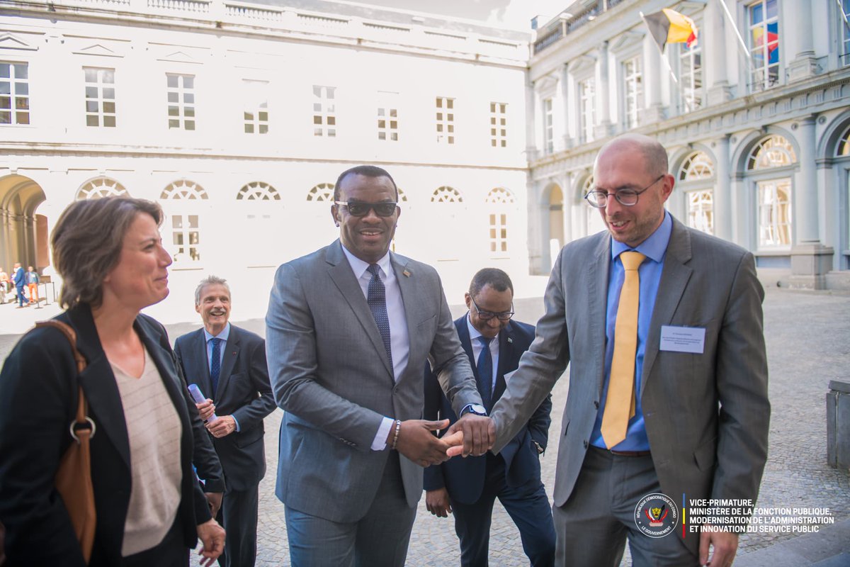 FonctionPubliqueRdc (@fp_rdc) on Twitter photo 📍 Bruxelles | Palais d’Egmont. #Coopération RDC-Belgique 🇨🇩🤝🇧🇪 Parce que réformer l’ENA, c’est réformer l’État et préparer l’avenir de la gouvernance en RDC.
En mission officielle à Bruxelles, SEM le Vice-Premier Ministre, Ministre de la Fonction Publique, Jean-Pierre 📍 Bruxelles | Palais d’Egmont. #Coopération RDC-Belgique 🇨🇩🤝🇧🇪 Parce que réformer l’ENA, c’est réformer l’État et préparer l’avenir de la gouvernance en RDC.
En mission officielle à Bruxelles, SEM le Vice-Premier Ministre, Ministre de la Fonction Publique, Jean-Pierre