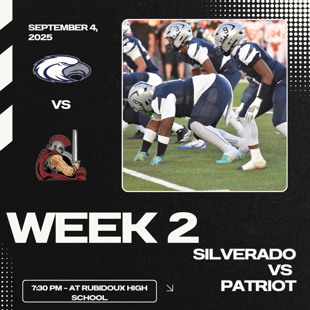 Short week as we head down to Rubidoux high school to take on Patriot high school‼️