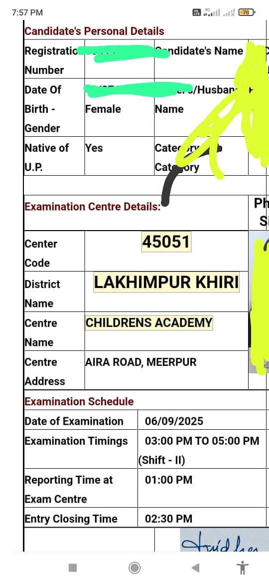 #upsssc के अधिकारी पता नहीं क्या सोच कर इतनी दूर बच्चों के exam सेंटर भेज रहे है की  सेंटर तक पहुंच ही न पाए. लड़कियों के भी सेंटर भी इतनी दूर सिर्फ सरकार को दिखान के लिए ये लोग बच्चों के भविष्य के साथ खिलवाड कर रहे..
<a href="/CMOfficeUP/">CM Office, GoUP</a>