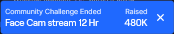 Its honestly insane! 

My community did the unbelievable and actually achieved their community challenge. 

Time for a 12 hr Face came stream