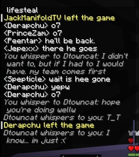 VyeeDoesThings's tweet image. // Lifesteal spoilers

#Rekrap2: I think Pilis a little sad we killed his teammate...
#Minutetech: Yeah well.. I was sad when SB died

They&apos;re even now or something 😭😭