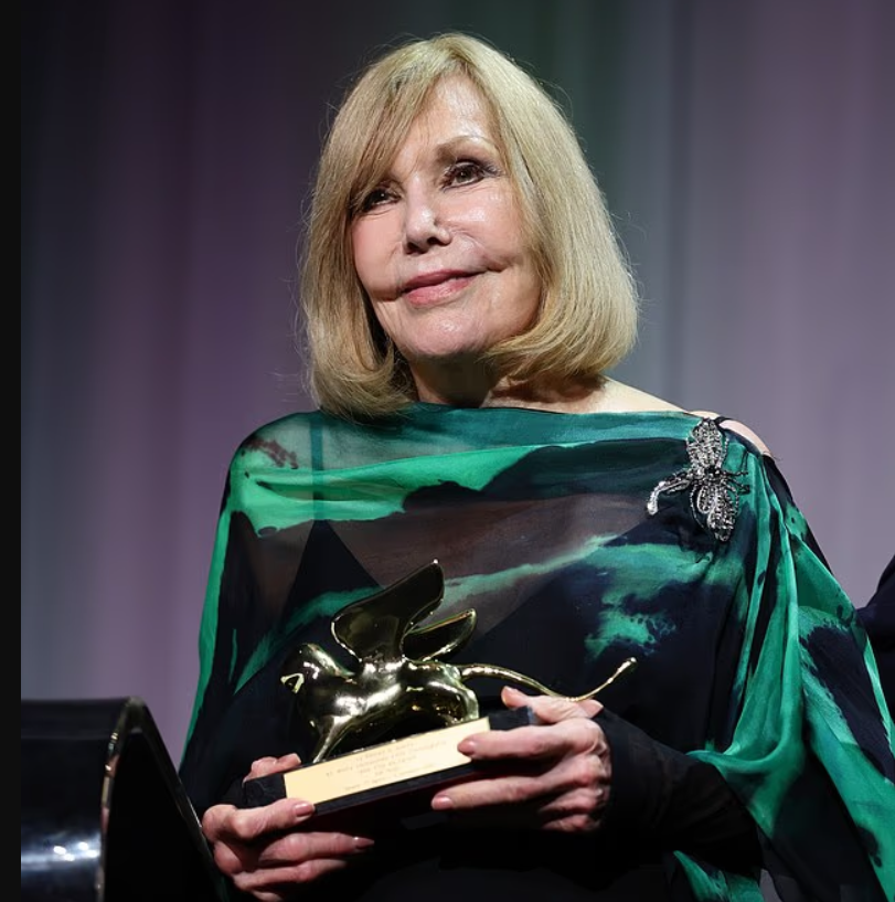 Earlier today, "Vertigo" star, Kim Novak, 92, made a rare public appearance to receive the Lifetime Achievement Award at Venice Film Festival.