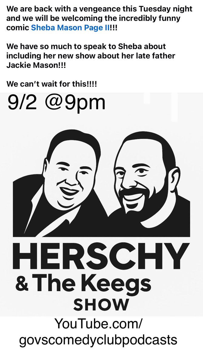 YouTube.com/govscomedyclub…
<a href="/ComedyGovs/">GovernorsComedyClub</a> 
<a href="/HerschyandKeegs/">Herschy and The Keegs Show</a> 
<a href="/GovsRadio/">Govs Comedy Club podcasts</a>