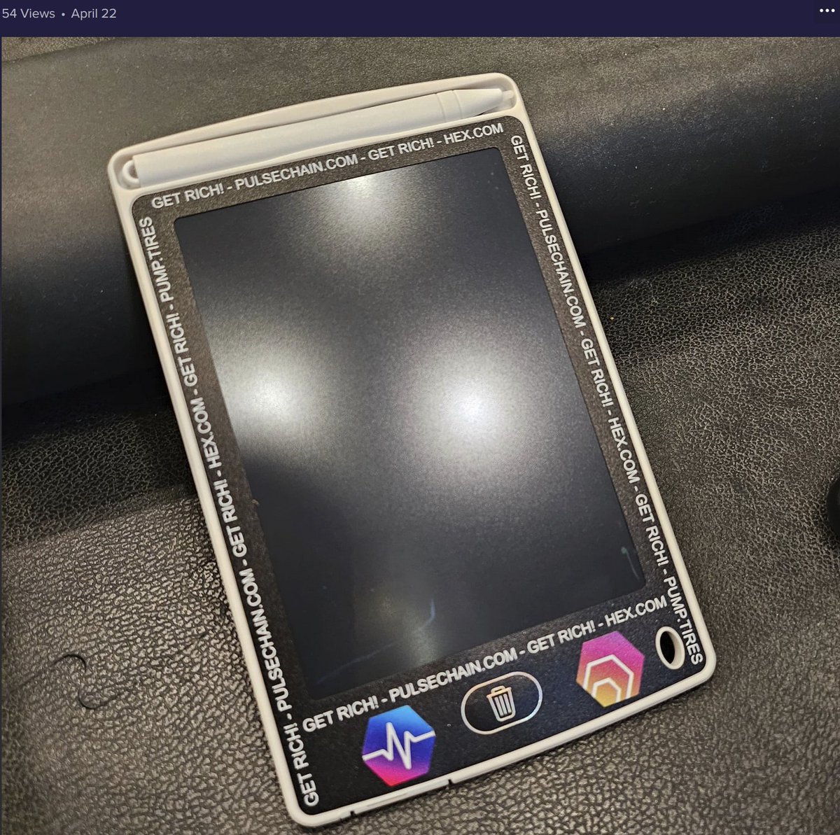 techdude (@techdude___) on Twitter photo This #PulseChain "clipboard" / LCD Tablet image was posted in Reddit on April 22, 2025. Some started receiving in the mail from China 4 months ago?...π€
Thoughts on this? <a href="/DuRtY_Crypto/">DuRtY Crypto</a> <a href="/yourfriendSOMMI/">yourfriendSOMMI β€οΈπππ</a> <a href="/files_dirty/">Sir-Nathan, The Dogg</a> <a href="/NineIronCapital/">p-DaiMaxi</a> <a href="/khalidoncrypto/">Khalid on Crypto</a>
Link to the image in the post This #PulseChain "clipboard" / LCD Tablet image was posted in Reddit on April 22, 2025. Some started receiving in the mail from China 4 months ago?...π€
Thoughts on this? <a href="/DuRtY_Crypto/">DuRtY Crypto</a> <a href="/yourfriendSOMMI/">yourfriendSOMMI β€οΈπππ</a> <a href="/files_dirty/">Sir-Nathan, The Dogg</a> <a href="/NineIronCapital/">p-DaiMaxi</a> <a href="/khalidoncrypto/">Khalid on Crypto</a>
Link to the image in the post
