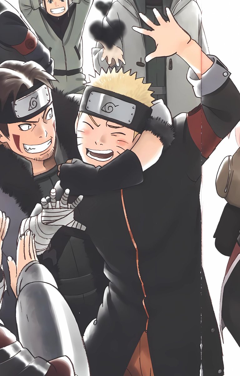 Naruto's design in the last was so beautiful .