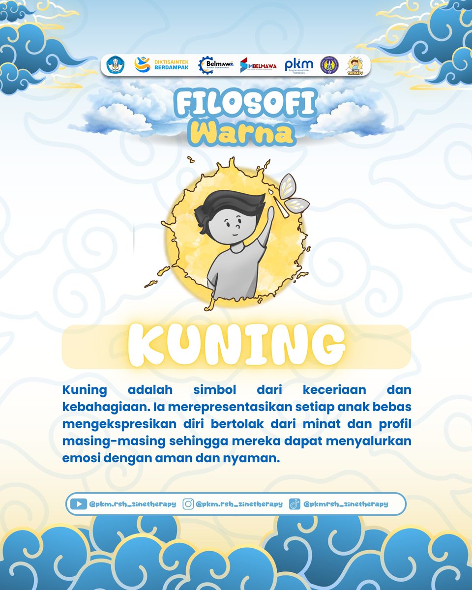 zinetherapy's tweet image. Halo sobat ziness!👋🏻

☀️ Yuk kenalan sama filosofi warna sama Zine Therapy ☀️

Warna dari logo Zine Therapy bukan hanya sekadar hiasan yang indah di mata, melainkan warna yang memiliki filosofi penuh makna😇

Yuk simak bersama!
#pkm #pkm2025 #pkmpendanaan #zinetherapy #terapiseni