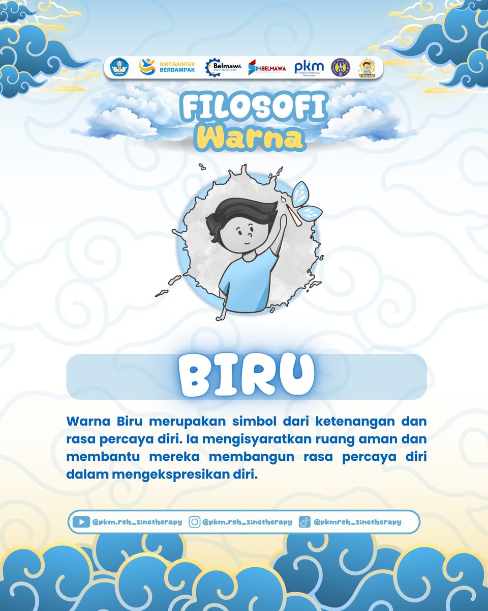 zinetherapy's tweet image. Halo sobat ziness!👋🏻

☀️ Yuk kenalan sama filosofi warna sama Zine Therapy ☀️

Warna dari logo Zine Therapy bukan hanya sekadar hiasan yang indah di mata, melainkan warna yang memiliki filosofi penuh makna😇

Yuk simak bersama!
#pkm #pkm2025 #pkmpendanaan #zinetherapy #terapiseni