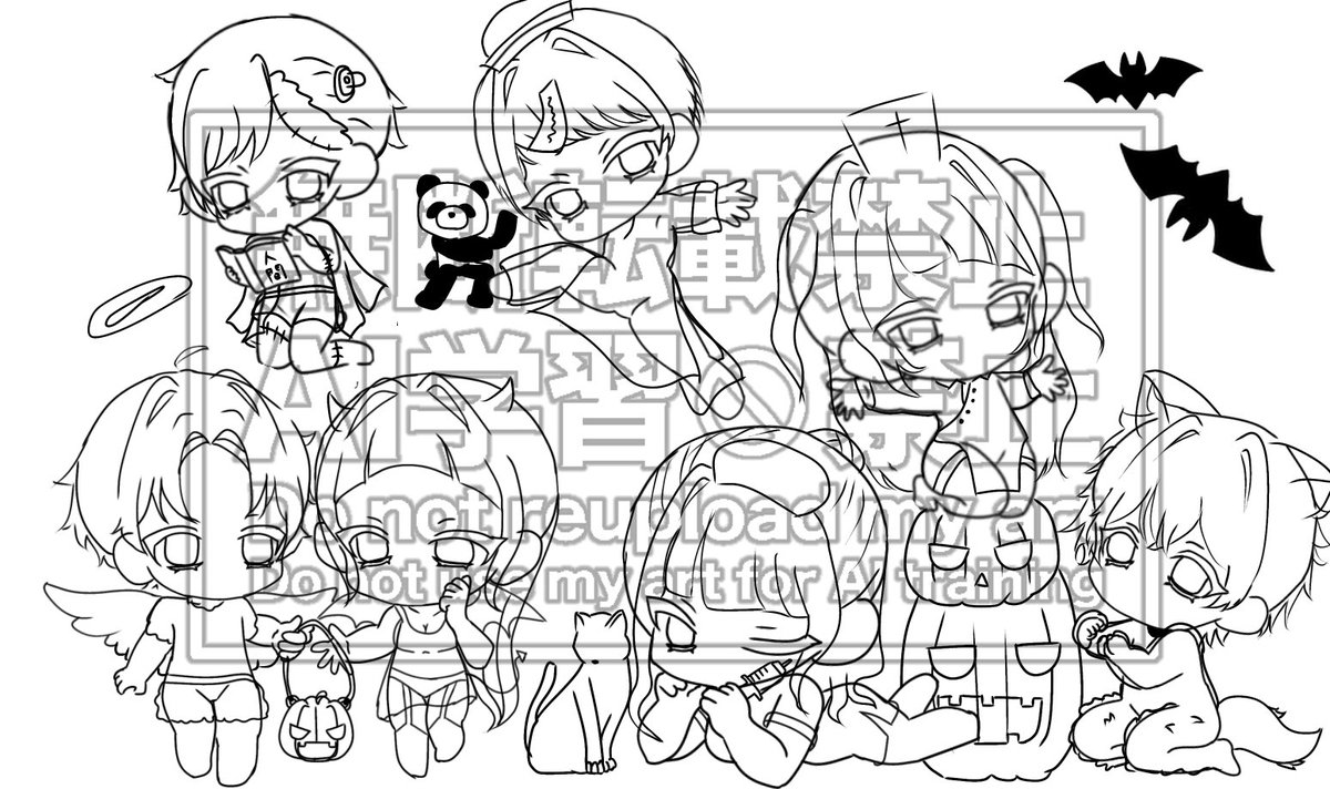 可愛いください
描きたいもの描いたら大渋滞