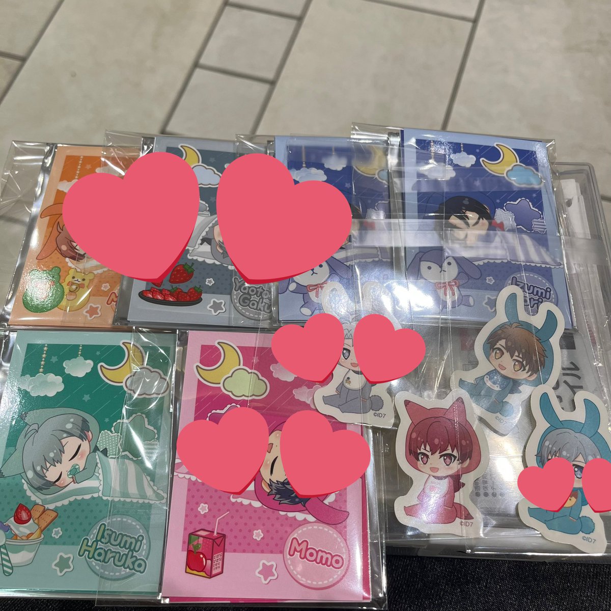 【交換】アイドリッシュセブン アイナナ ベビコミュ ストア フォトカード 

譲　ステッカー　龍之介　トウマ　

求　ステッカー　大和　虎於

全て友人分で求めています。

ただいまサンシャインシティにいます。
15時まで現地での手渡し
後日都内手渡し