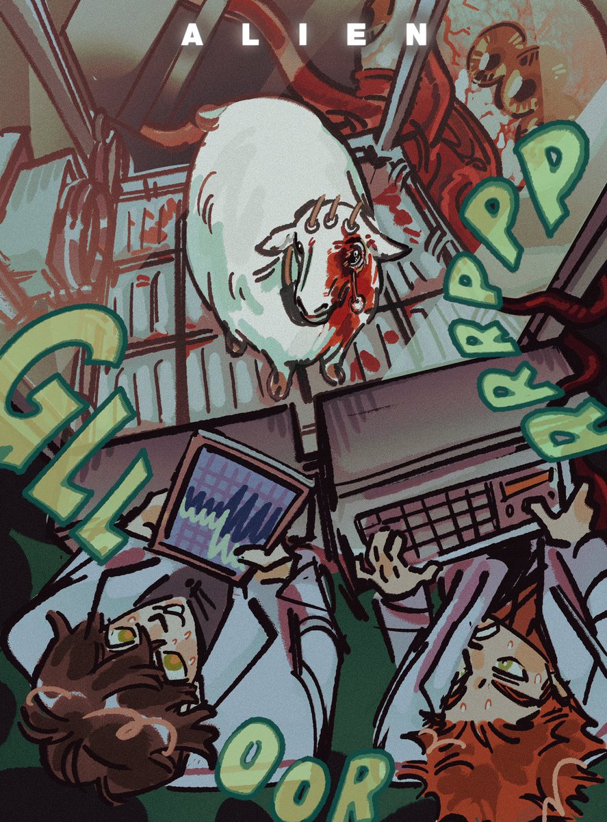 又被上週的更新神死 &amp;阿胡跟阿諾感覺會闖禍但活下來（&amp;謝謝雷龍借我亂畫）