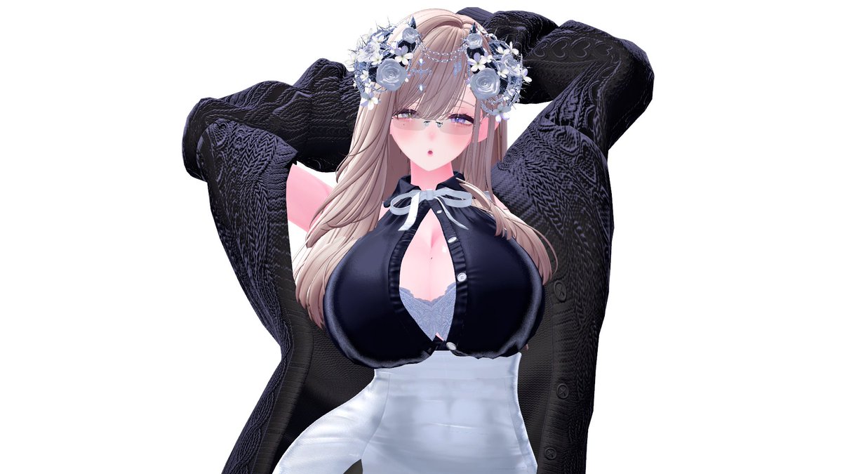 daily_sleepy_'s tweet photo. #VRChat #Milltina #Noeva #Noeva_Shop
胸元のコライダーの調整だけであたしゃ目がショボショボだよ・・・ https://t.co/K9qEOb64t6