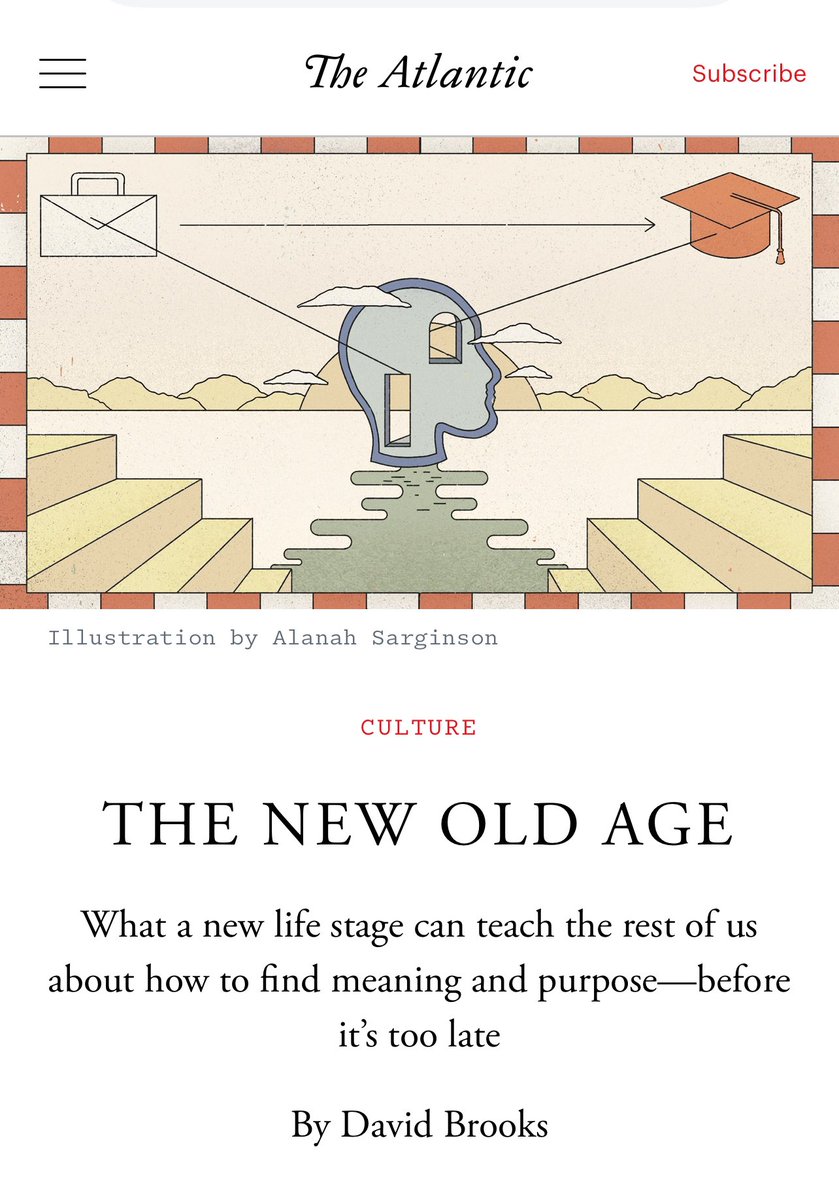مقالة لطيفة حول الاشخاص في الستين من أعمارهم الذين يجدون صعوبة في التأقلم مع الحياة الجديدة بعد التقاعد. استشعرت كُبرى الجامعات هذا المأزق ووجدت انها "فرصة سانحة" لإقامة برامج اكاديمية لهم إذ أنهم يملكون المال وبحاجة لبرامج تدريبية تنهض بهممهم المتراخية

theatlantic.com/culture/archiv…