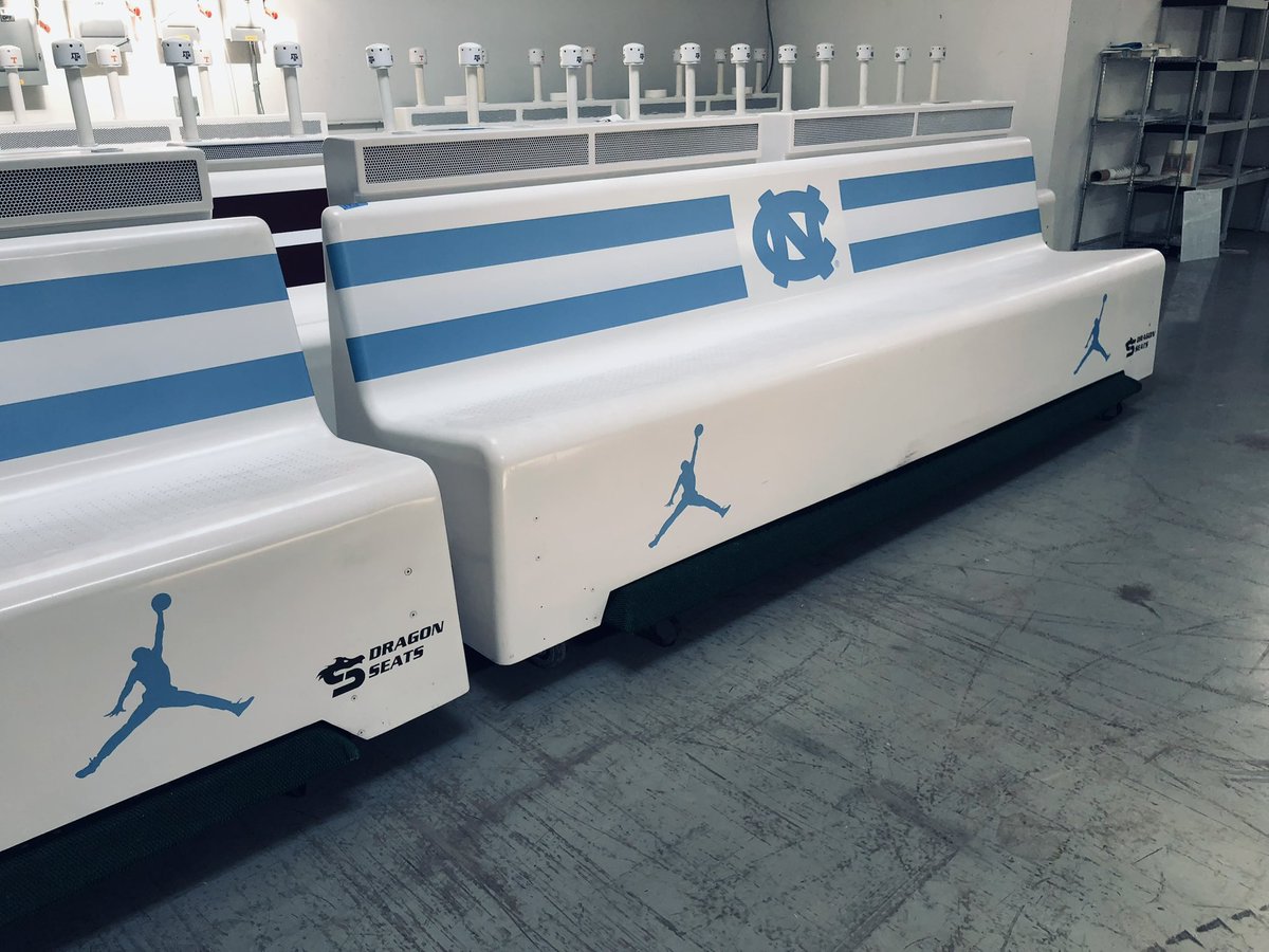DragonSeats's tweet photo. All eyes are on Chapel Hill tonight for Coach Belichick’s debut🏟️ We’re on the sidelines supporting both teams! Looking forward to a great year maximizing player safety and performance for the Tar Heels and the Horned Frogs🏈 #TCUvsUNC 
#DragonSeats #SidelineInnovation https://t.co/WWDjPWCQxo