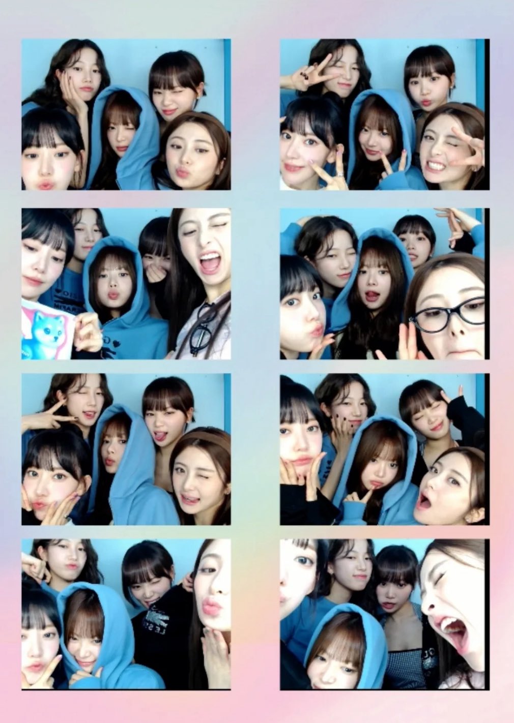 m*e様 コヤンイサムチョン♡若草色×桜色のテディボリちゃんのふわふわづくしのサ Usakumya Muffler (2024) by Baby, the Stars Shine Bright