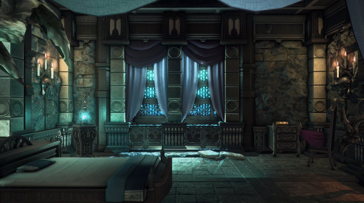 DaenyLove's tweet photo. "Zero's Domain" [S]🖤💠 

#daenylovehousing
 #FF14ハウジング #FF14スタジオ https://t.co/KghYN34g6T