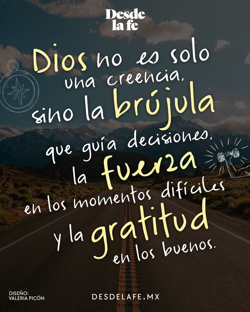 Dios no es una idea lejana, es esa brújula que orienta cada paso, la fuerza que sostiene en la prueba y la gratitud que nace en el corazón cuando todo va bien. 🧭👣

Él es el motor silencioso que impulsa nuestra vida, incluso en lo más difícil. 🙏
desdelafe.mx/noticias/sabia…