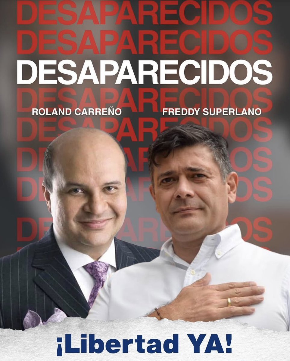 ChuoTorrealba's tweet photo. #TitularesLunes1Sept
#CombateLaCensura
#LeeYComparte        
Voluntad Popular denuncia el traslado a “paradero desconocido” de Roland Carreño y Freddy Superlano - https://t.co/oIFVzsk6Ie https://t.co/4WqFS7tdHL