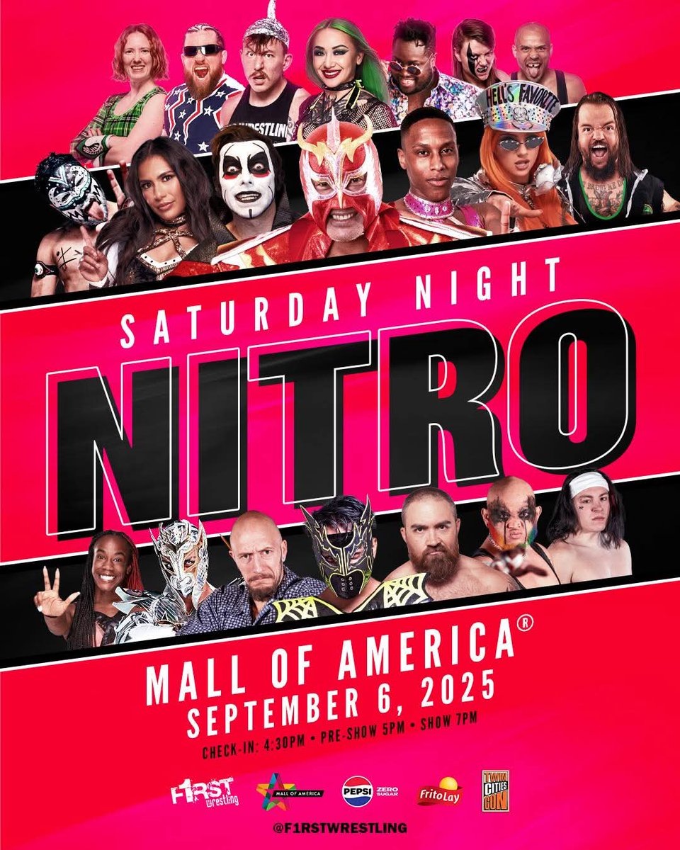 Darin Corbin (@darincorbin) on Twitter photo Maybe the last time I'm at a Fan Fest or <a href="/mallofamerica/">Mall of America</a>.
If I get pinned or submitted by <a href="/NoneMoreViolent/">NMV</a> on Saturday, I'm done at <a href="/f1rstwrestling/">F1RST Wrestling</a>.
There are tickets still available:
tix.mallofamerica.com/wrestle?fbclid…
Might be the last time to see me in a place I helped build. Maybe the last time I'm at a Fan Fest or <a href="/mallofamerica/">Mall of America</a>.
If I get pinned or submitted by <a href="/NoneMoreViolent/">NMV</a> on Saturday, I'm done at <a href="/f1rstwrestling/">F1RST Wrestling</a>.
There are tickets still available:
tix.mallofamerica.com/wrestle?fbclid…
Might be the last time to see me in a place I helped build.