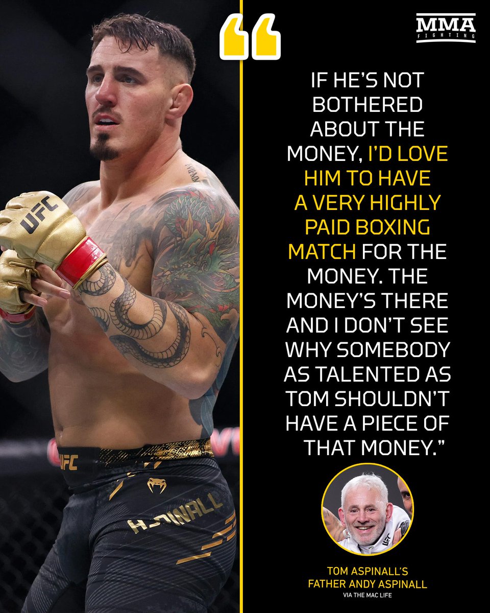 MMAFighting's tweet photo. How do you think Tom Aspinall would fare in the boxing ring? https://t.co/WerHI9Dpf4