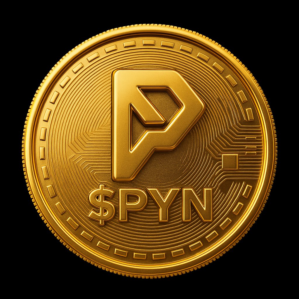 Day 9-11: Evolve 🚀
Introducing $PYN Tokens 🔑

At #PYNPAY, we’re not building just another meme coin, we’re building a utility token with real value.

What are $PYN Tokens? 🧵