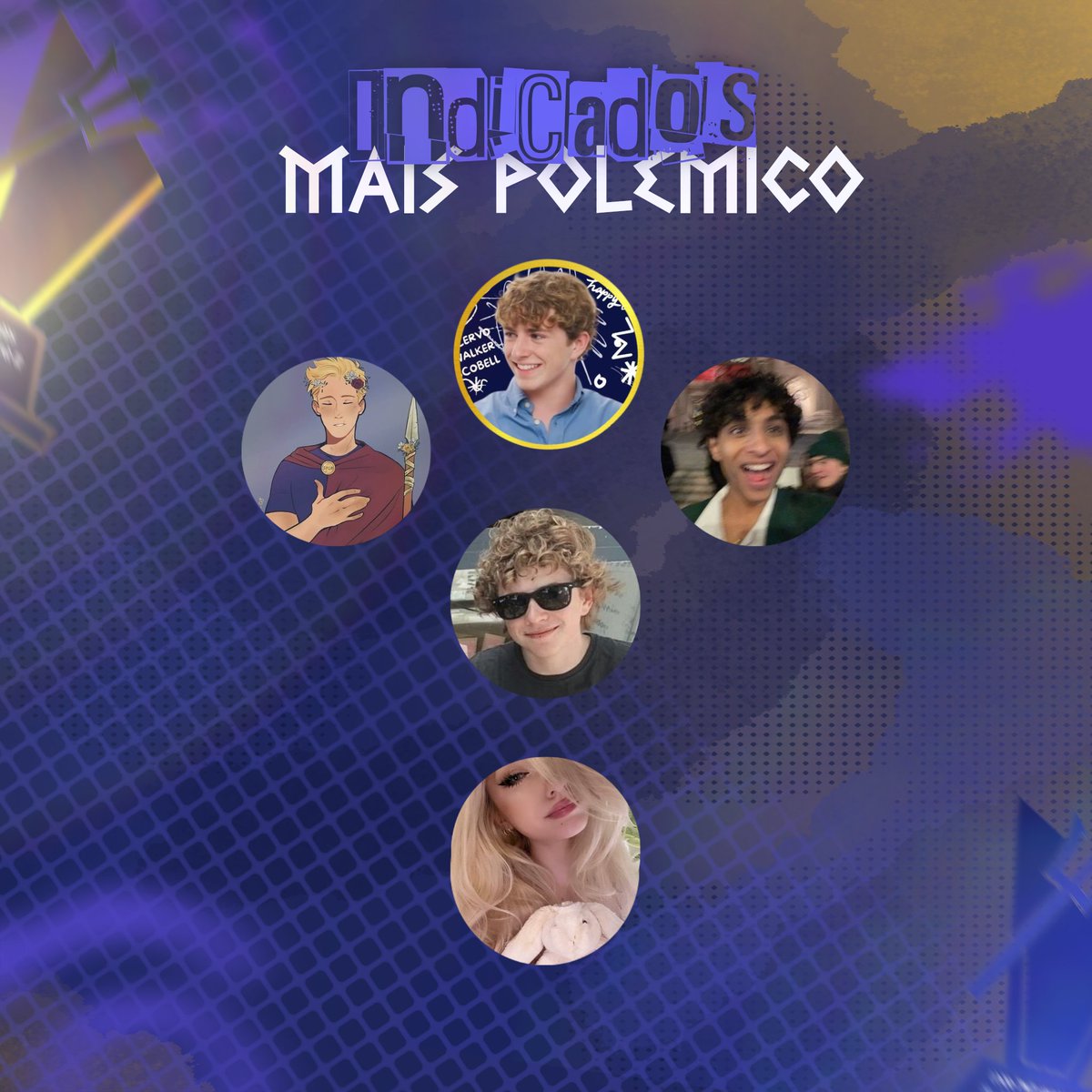 semidsesacervo's tweet photo. 🔱  ̸̷ᩬ ꒱  Categoria Mais Polêmico 
Enquanto eu contava as indicações de hoje eu percebi que a de mais polêmico tinha mais uma pessoa e eu não vi então vou corrigir!
Indicados:
@acervowalkers ⭐
@desgracejason 
@GR0VERNB 
@percyboyfriend 
@pipesgfriend https://t.co/0BZHcTyxQj