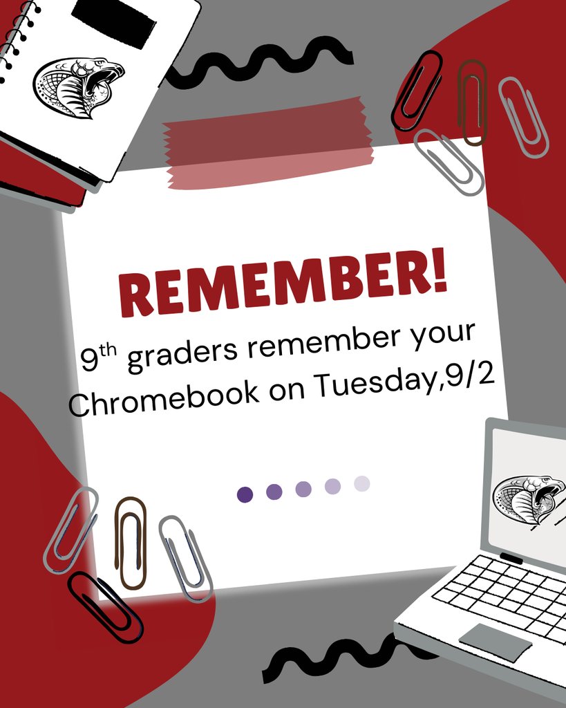 Tomorrow, Tuesday, Sept. 2 is our 6th + 9th Grade Orientation &amp; First Day of School, as well as TES Interview Day 1.

6TH + 9TH GRADE ONLY DETAILS:
✅ Counts as the first official school day for 6th/9th grade
💻 9th Grade: Bring your device!
🚌 Transportation will run as usual