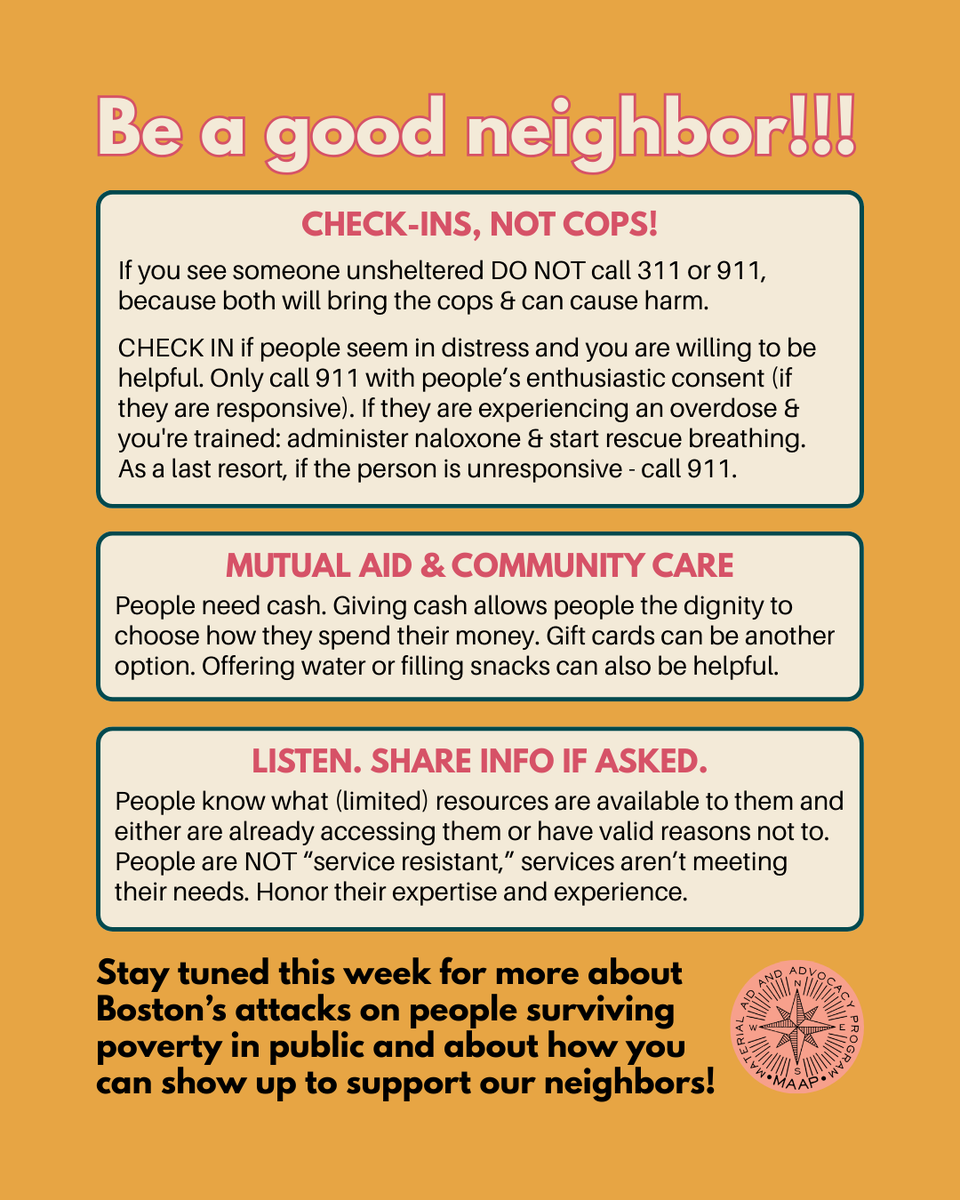 Material Aid and Advocacy Program tweet media