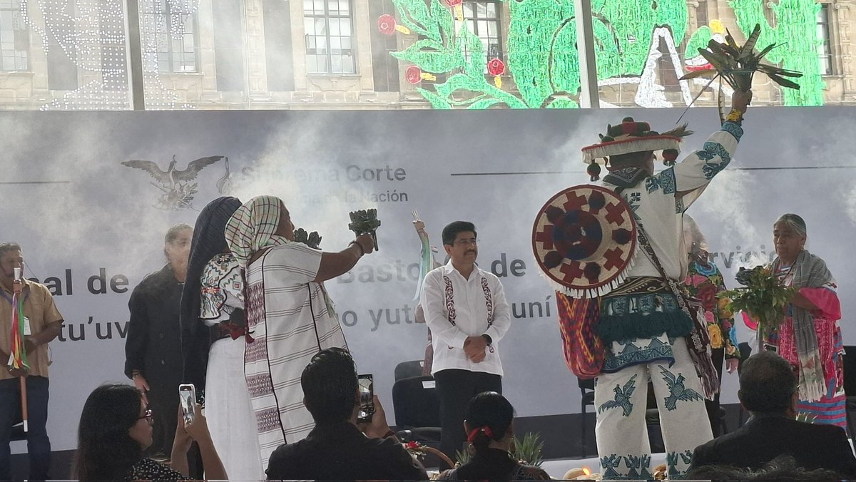 Ceremonia de entrega de los bastones de mando de lxs ministrxs de la Suprema Corte de Justicia de La Nación. Inicia una nueva etapa