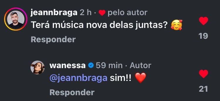 — GENTE? 

Ainda teremos música nova!!!!