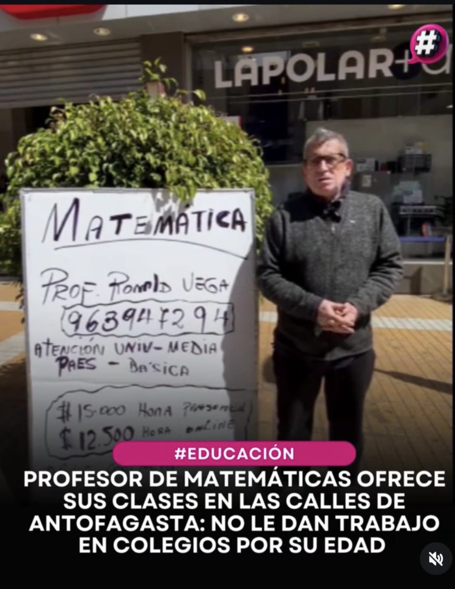 Y si lo ayudamos??? Ronald Vega ofrece sus servicios como Profesor de Matemáticas en #Antofagasta