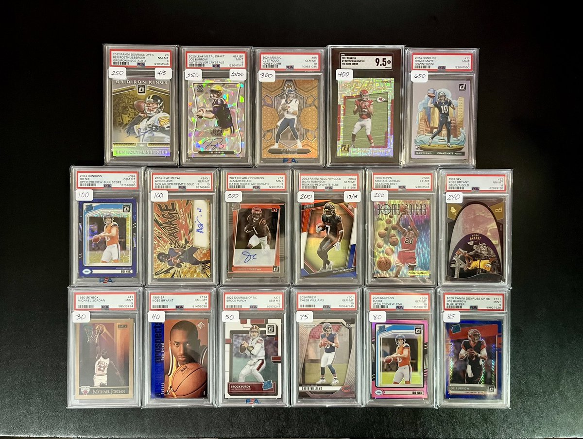 Spesh Sports™️ (@speshsportstm) on Twitter photo Cards For Sale
🆕 Inventory!
🟢 = $10
+shipping
<a href="/TheHobby247/">The Hobby 24/7</a> <a href="/HobbyRetweet_/">Hobby Retweet</a> <a href="/SportsCardDeals/">SportsCardDeals</a> <a href="/westcards28/">West Cards Collectibles</a> <a href="/Mock10Breaks/">Mock10 Breaks</a> <a href="/84baseballcards/">84Cards • Daily Team B/S/T</a> <a href="/linkmycard/">LinkMyCard</a> Cards For Sale
🆕 Inventory!
🟢 = $10
+shipping
<a href="/TheHobby247/">The Hobby 24/7</a> <a href="/HobbyRetweet_/">Hobby Retweet</a> <a href="/SportsCardDeals/">SportsCardDeals</a> <a href="/westcards28/">West Cards Collectibles</a> <a href="/Mock10Breaks/">Mock10 Breaks</a> <a href="/84baseballcards/">84Cards • Daily Team B/S/T</a> <a href="/linkmycard/">LinkMyCard</a>