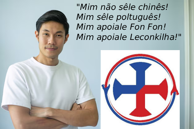 Mim ficále muito contente! Estále cada vez mais poltugueses pulos a apoiale a lekonkilha! Fica aqui mais um lelato! Este poltuguês na imagem, descende dilectamente de VILIATO!
