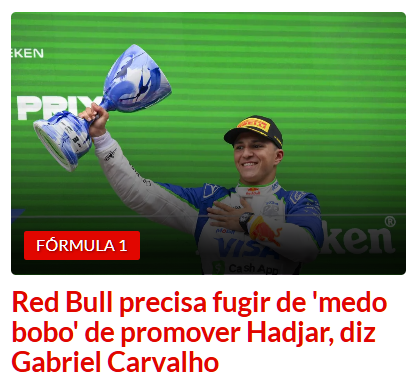 Pergunta se pode levar o carro!
#F1