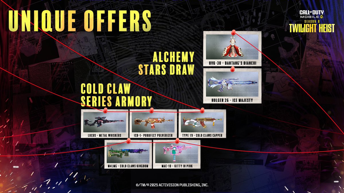 Who says there’s no honor among thieves? Here’s what’s coming in Season 9: Twilight Heist 💎