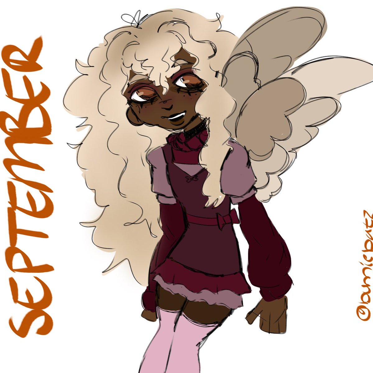 drakesangelic's tweet photo. Small sona sketch I finally colored ! #dcoc #dcsona https://t.co/hMoY20uWnc