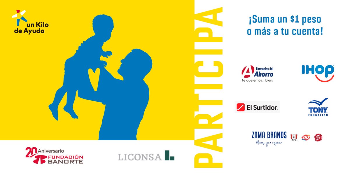 Unkilodeayuda's tweet photo. ¡Vamos con todo, con todos! Con tu ayuda podemos brindar TODO lo que necesitan mes a mes más de 23,000 niños y niños en seis estados del país. 
@FAhorro @surtidor #KolectaUnKilodeAyuda2025 https://t.co/UTPOfCISfE