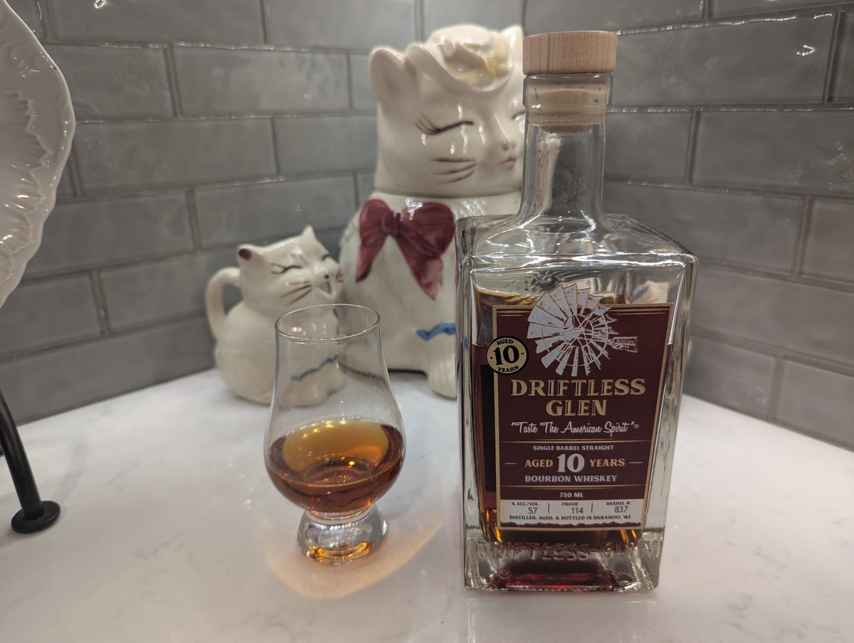 Bobacheck (@bobacheck) on Twitter photo Day 1 of #30DaysOfBourbon brings us a local distillery Driftless Glen and their first 10 year bourbon. Proof rolls in at 114. #BourbonHeritageMonth #DrinkCurious
<a href="/BourbonBanter/">Bourbon & Banter</a> <a href="/WhiskeyFellow/">Whiskeyfellow</a> Day 1 of #30DaysOfBourbon brings us a local distillery Driftless Glen and their first 10 year bourbon. Proof rolls in at 114. #BourbonHeritageMonth #DrinkCurious
<a href="/BourbonBanter/">Bourbon & Banter</a> <a href="/WhiskeyFellow/">Whiskeyfellow</a>