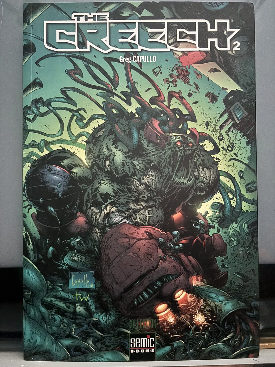 SeclusionStudio's tweet photo. DAY14
IMAGE COMICS OF THE DAY. If you see this, post an image comic cover you love.
And couldn’t help but share some of @GregCapullos best work. #Creech #ImageComics #comicbooks #comics #indiecomics #ReadComicsYouLike https://t.co/6e1qYhK9bz