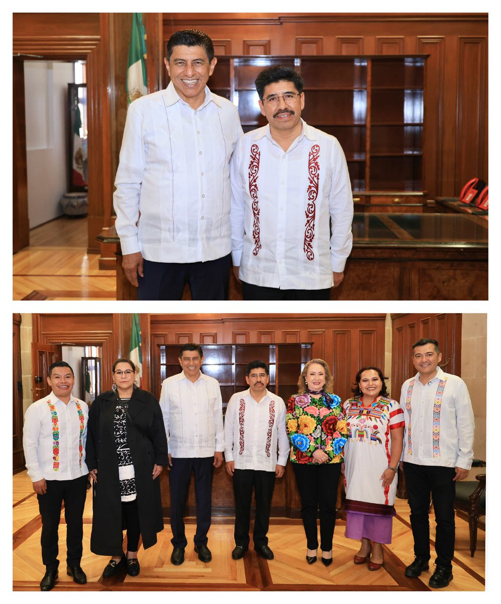 Es un orgullo que nuestro hermano mixteco Hugo Aguilar (<a href="/HugoAguilarOrti/">Hugo Aguilar Ortiz</a>) sea el primer presidente de la Suprema Corte de Justicia de la Nación (<a href="/SCJN/">Suprema Corte</a>) electo por la voluntad popular, por ello, fue un gusto saludarlo a él y a las Ministras Lenia Batres Guadarrama (<a href="/LeniaBatres/">Lenia Batres</a>) y