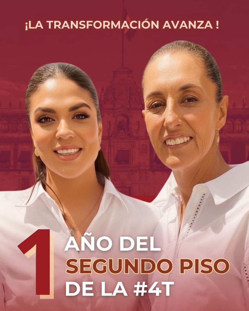 Me siento sumamente agradecida y orgullosa de formar parte de este gobierno humanista. El Histórico Primer Informe de Gobierno de la Dra. <a href="/Claudiashein/">Claudia Sheinbaum Pardo</a> , Presidenta de México, nos llena de esperanza. En especial, me emociona ver la inversión en infraestructura educativa, con la