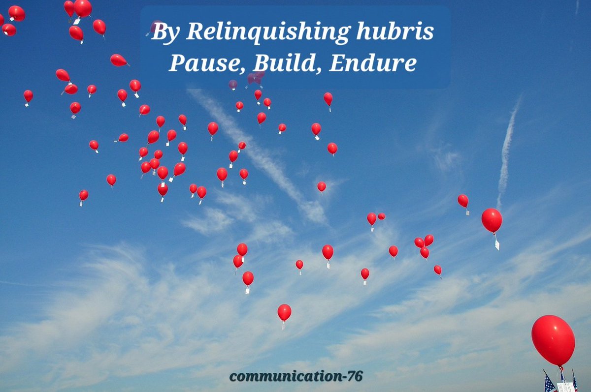 Morgan_R_R_Haze's tweet image. #Firewords #Storyin6 
By Relinquishing hubris 
Pause, Build, Endure 
communication-76 pixabay.com