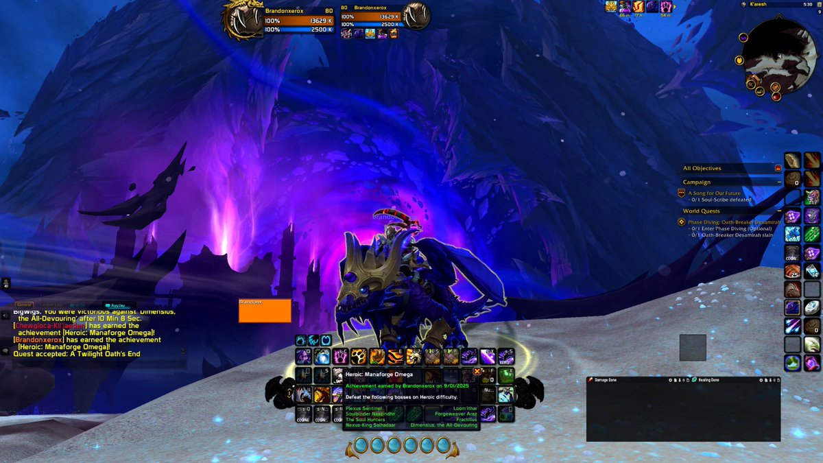 My First week raiding, did it through LFG, AOTC too, what a nightmare but Learned a lot. Not bad for a PvP guy! Onto to mythic…