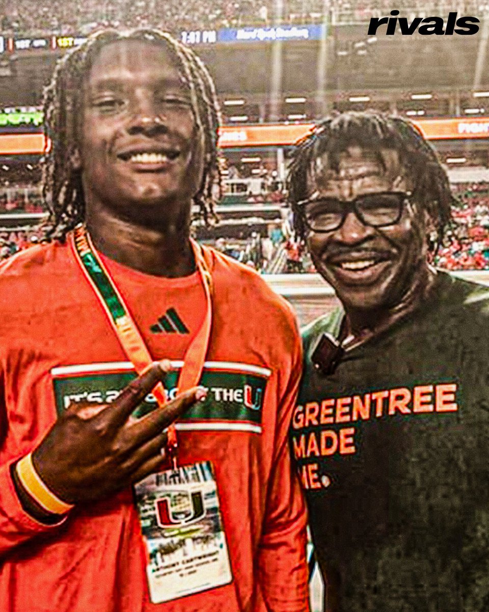 2027 TE Anthony Cartwright says Miami is a ‘top school' following his game day visit, via <a href="/GregSmithRivals/">Greg Smith</a> 🙌

Read: on3.com/rivals/news/mi…