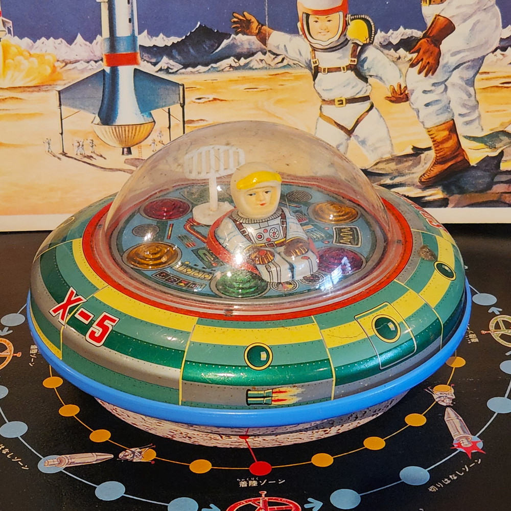 ブリキ スペースシップ 『CAPSULE 5 』 増田屋 モダントイ ブリキ スペースシップ 『CAPSULE 5 』 増田屋 モダントイ