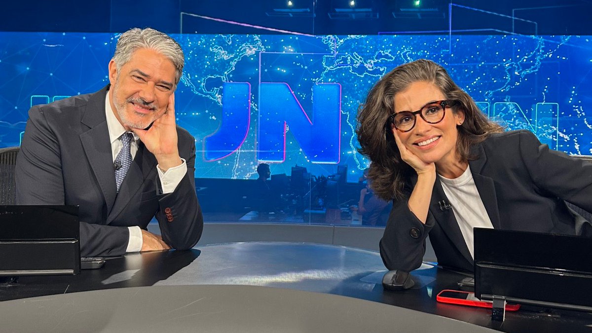 AGORA! Com despedida de Bonner, o #JornalNacional já bate 30 pontos de audiência em São Paulo. #JN