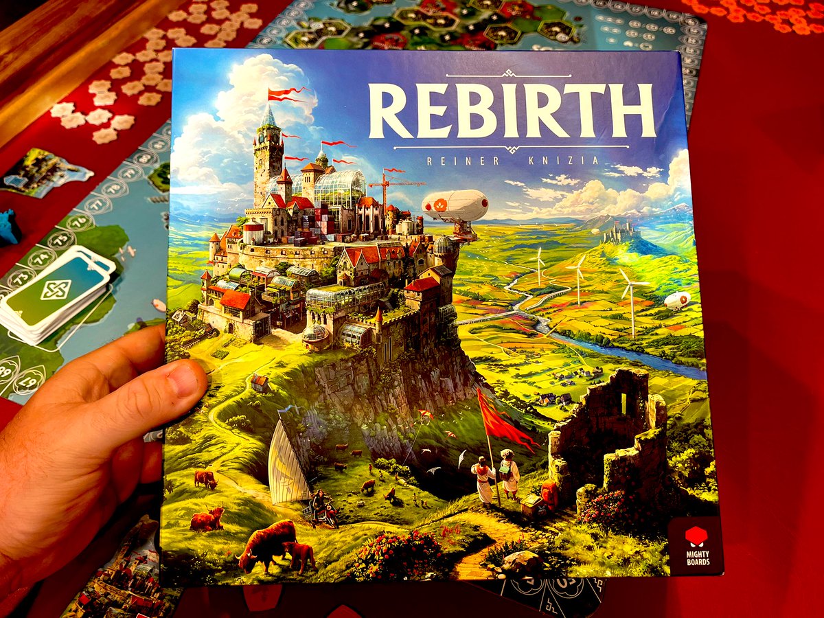 It’s time for some Rebirth! 
#MightyBoards
#boardgames
#tabletopgames
#podcast