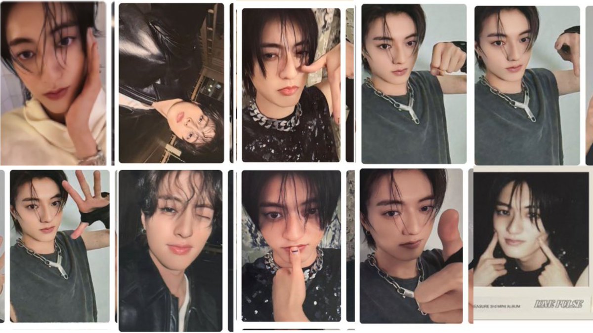 TREASURE HARUTO PhotoCard ハルト　カード TREASURE 3rd MINI ALBUM [LOVE PULSE] Haruto's photobook photocard