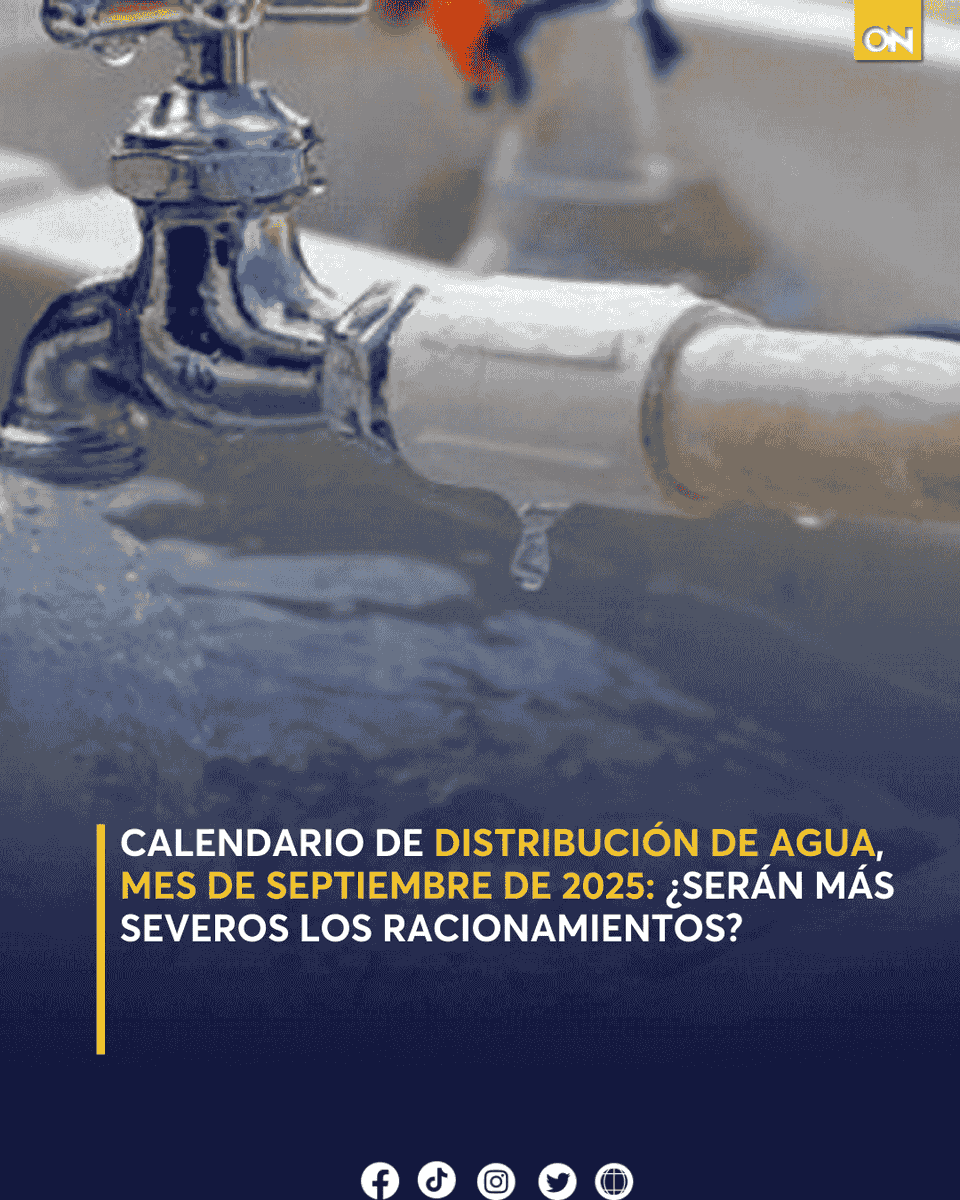 canal11hn's tweet image. UMAPS publica el calendario de distribución de agua para septiembre 2025. ¿Se intensifican los racionamientos? Consulta horarios por colonia y represas. Aquí los detalles: ow.ly/uiOB50WPgQL

#Calendario #Agua #UMAPS #Tegucigalpa #Comayagüela